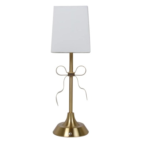 Gold Rechargeable Bow Lamp