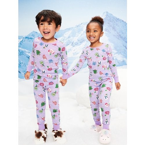 Printed Snug-Fit Pajama Set for Toddler & Baby