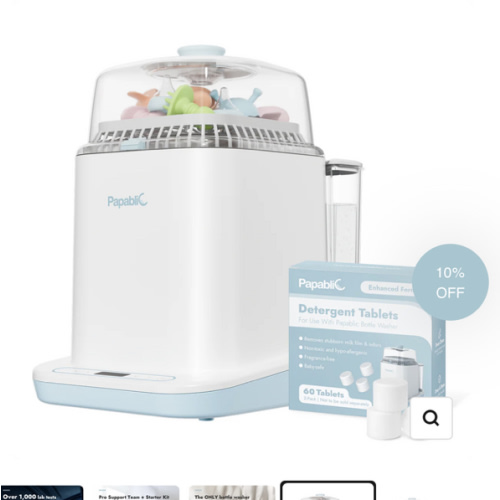 Baby Bottle Washer Sterilizer and Dryer All in One Bottle Cleaner