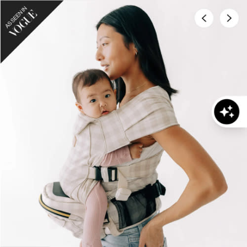Gingham Tushbaby Carrier Attachment
