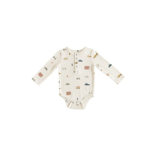 Henley Organic Cotton Bodysuit