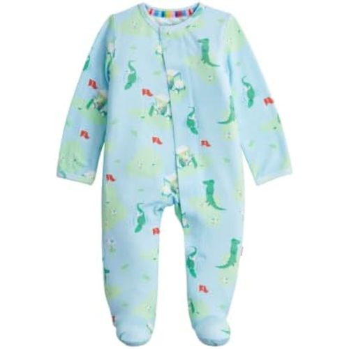 Magnetic Me Boys Modal Magnetic Baby Footie Pajamas | Silky Soft Modal Fabric | Baby Sleepers