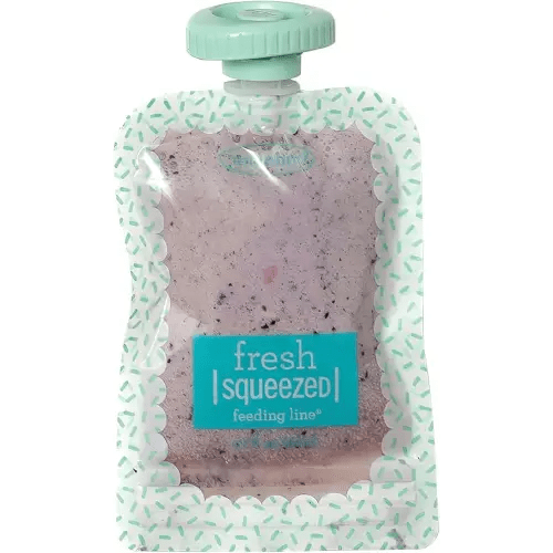 Infantino Reusable Squeeze Pouches for Homemade Baby Food, 3.5 oz, Pack of 25 - BPA, PVC, and Phthalate-Free, Freezer-Safe, with Clear Window and Labeling Space
