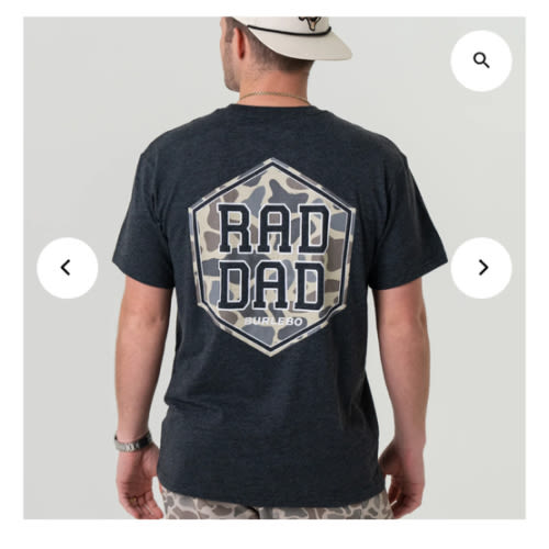 Short Sleeve Tee - Rad Dad - Heather Black – BURLEBO
