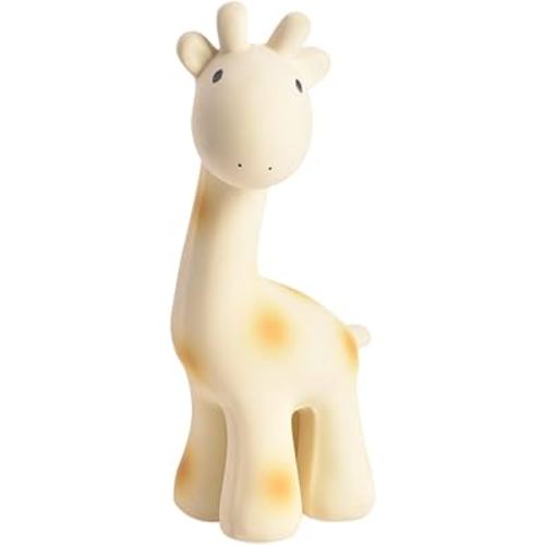 Giraffe Organic Natural Rubber Rattle, Teether & Bath Toy