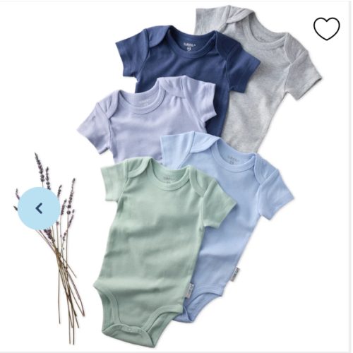 AVERY 5-Pack Short Sleeve Bodysuits
