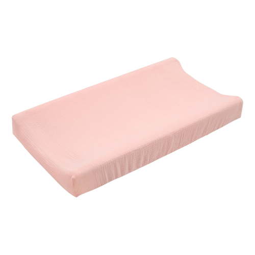 Miommo Changing Pad Cover, 100% Cotton Muslin Waterproof Breathable Elastic Straps for Baby Bed or Table, Easy to Remove and Machine Washable, 81 x 41 cm