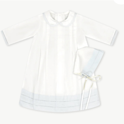 Classic Daygown Set - Blessings White, Blessings Blue