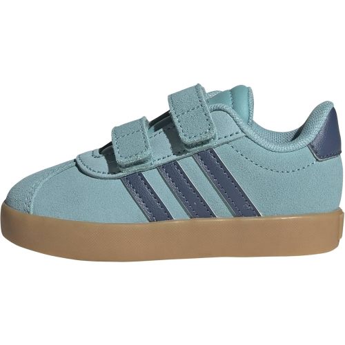 adidas Kids Girls Vl Court 3.0 Slip On Sneakers Shoes Casual - Pink, White