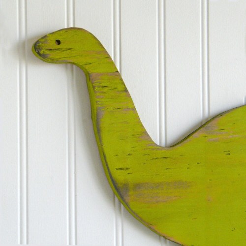 Small Brachiosaurus Dinosaur Decor Wooden Wall Decor Baby Nursery Kids Room Decor Dino Wall Decor