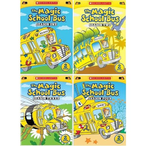 The Magic School Bus Complete Series: Seasons 1-4 (8 Disc DVD Set)