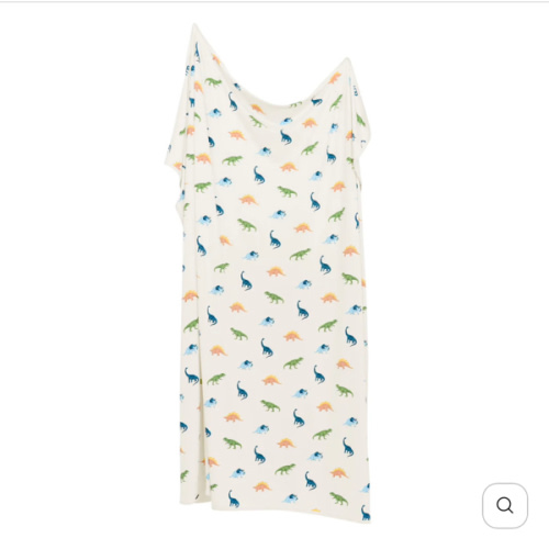 Swaddle Blanket in Ecru Roar