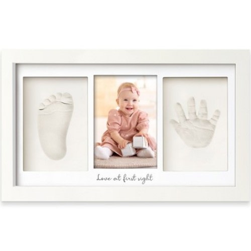 KeaBabies Baby Hand and Foot Print Kit, Duo Baby Picture Frame for Newborn, Baby Keepsake Frames