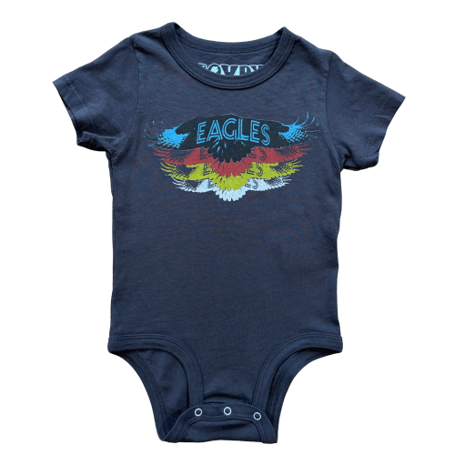 The Eagles Retro Wings Onesie - Black
