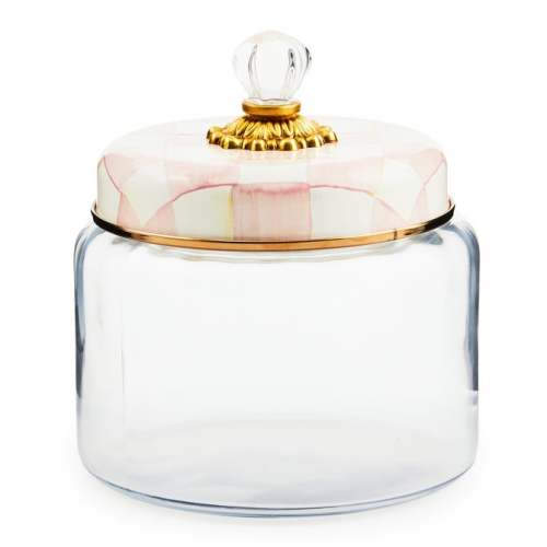 MacKenzie-Childs | Rosy Check Medium Kitchen Canister