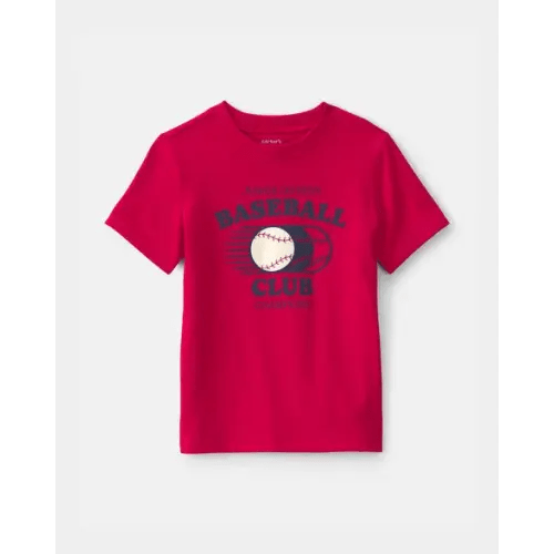 Toddler Boy 'Baseball Club' Graphic Tee - Red | Carter's