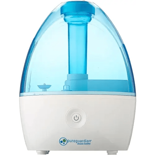 Pure Guardian H910BL Ultrasonic Cool Mist Humidifier, 14 Hrs. Run Time, 210 Sq. Ft. Coverage, Small Rooms, Quiet, Filter Free