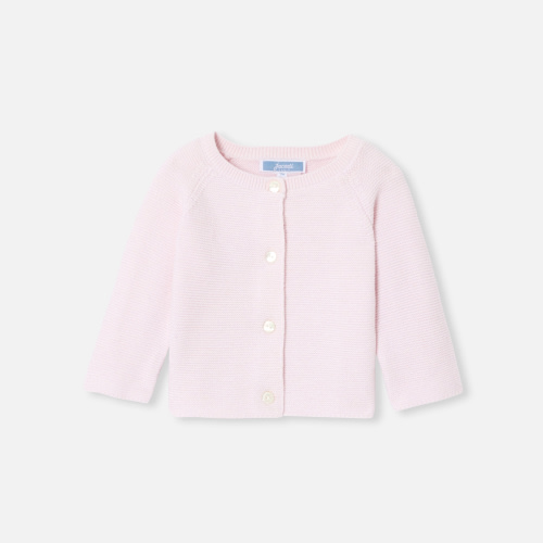 Baby girl wool and cotton cardigan