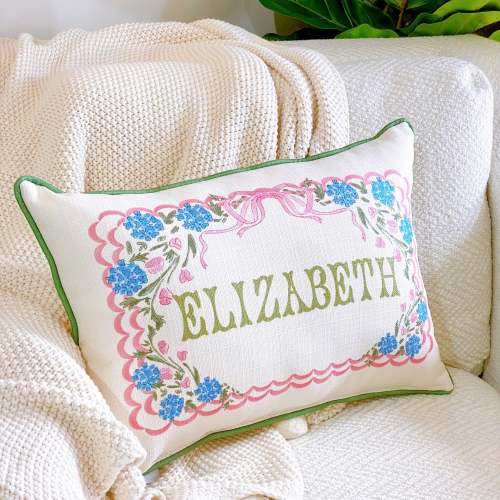 Name Pillow - Fishtail Girl | Personalized Pillow | Baby Nursery | Baby Gift