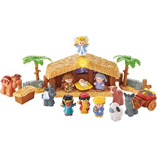 Fisher-Price Little People Toddler Toy Christmas Story Nativity Playset