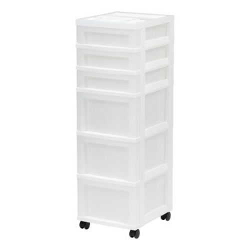 IRIS Drawer Storage Cart with Organizer Top