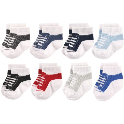 Hudson Baby Baby Girls' Cotton Rich Newborn and Terry Socks