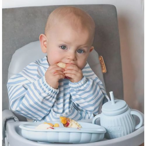 The Grayson Long Sleeve Bib - Brush Stripes