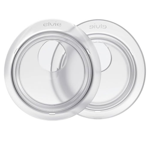 Elvie Catch Milk Collection Shells | Set of Two Discreet Leak-Protection Silicone Cups, Reuse Your Milk| Reusable Breast Shells Collect Up to 1oz | No More Wasted Milk or wasteful Breast Pads