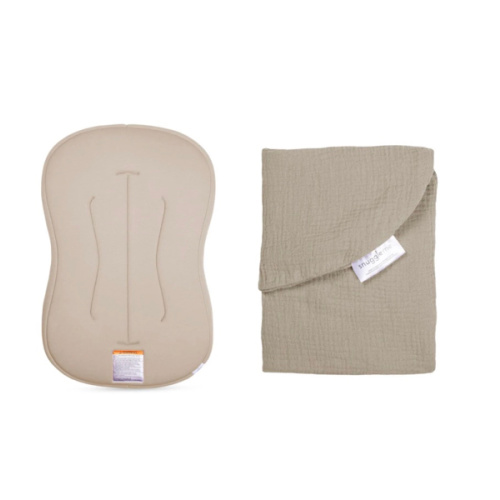 Lounger Curve + Muslin Cover Set | Birch