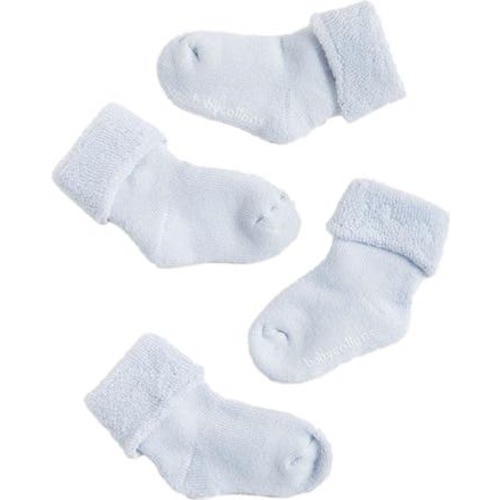 Premium Cotton Towel Sock 2-Pack for Infant, 0-3M
