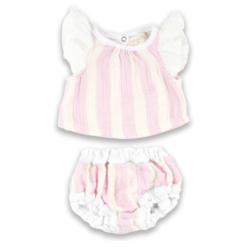 Yasi Cotton Gauze Top & Bloomers Set