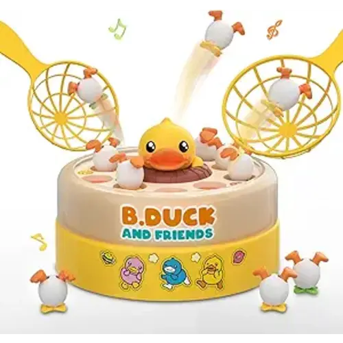 B.Duck Games for Kids Age 4-6, Board Games Bounce and Catch Duck Toys for Kids 4-8, Family Board Games for 5-7 Boys Girls, Birthday Gifts Christmas Party Games for Toddlers 3-5