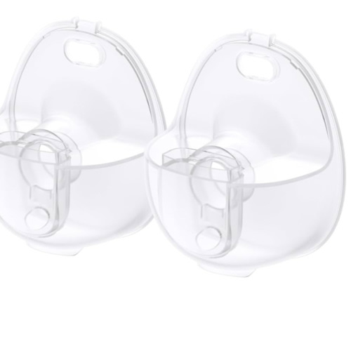 eufy Original Milk Container (2-Pack) for Wearable Breast Pump E20/S1/S1 Pro, BPA-Free Reusable Breast Pump Container Collects Up to 5 oz (150 ml) Each
