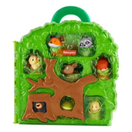 Fisher-Price Forest Friends Carry Case Toddler Playset with Figures, 9 Pieces