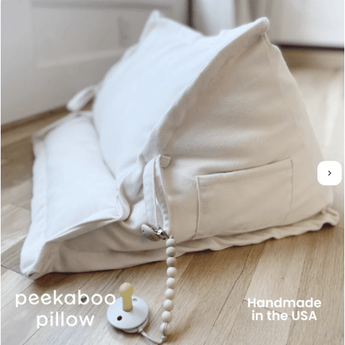 Peekaboo Pillow - Organic Infant Lap Pillow