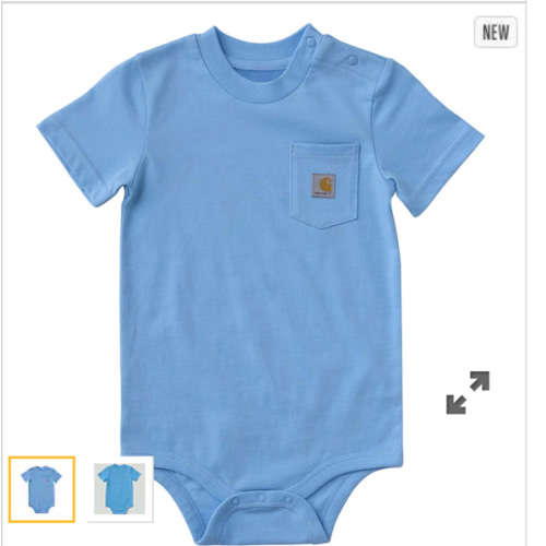 Kids' Short Sleeve Pocket Bodysuit (Baby) | Spring Layering | Carhartt