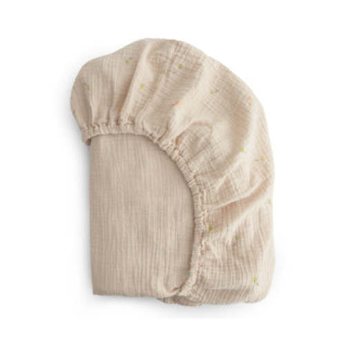 Mushie Extra Soft Muslin Crib Sheet