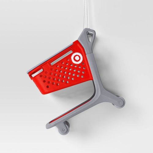 4" Christmas Plastic Target Shopping Cart Ornaments - Wondershop™