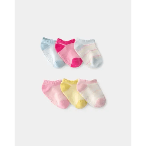 Baby Girl 6-Pack No Show Socks | Carter's