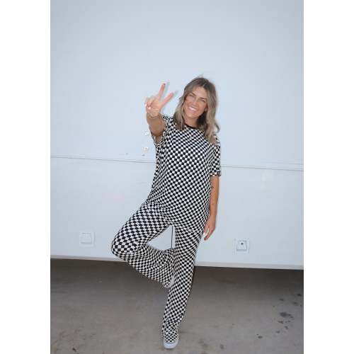 Women's Classic Checker Bamboo Set