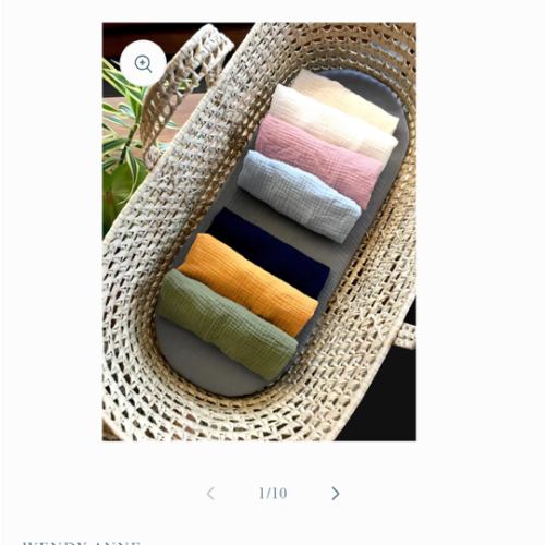 Organic Cotton Double Gauze - Custom Fitted Sheet – Baby Moses Basket