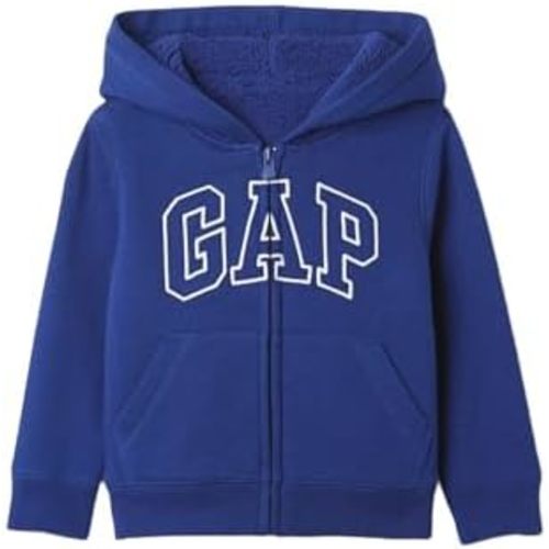 GAP Baby Boys' Cozy Logo Full Zip