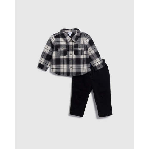 Infant Boy Flannel Plaid Set | Splendid, 6-12M