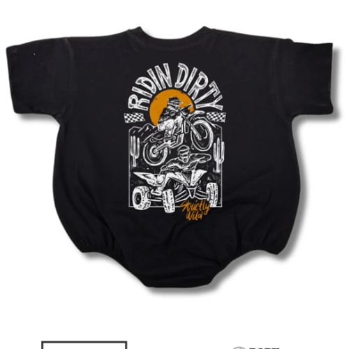 Ridin Dirty T-Shirt Romper | Strictly Wild