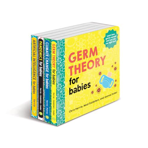 Baby University Modern Science Board Book Set: Pandemics for Babies, Germ Theory for Babies, Climate Change for Babies, Artificial Intelligence for Babies (Baby University Board Book Sets)