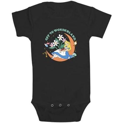 Disney Infant's Alice in Wonderland Off Night Bodysuit
