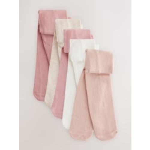 Buy Pink Baby Tights 5 Pack (0mths-2yrs) from Next USA