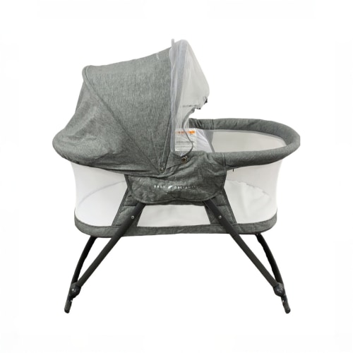 Baby Delight Go With Me Slumber Deluxe Portable Rocking Bassinet, Charcoal Tweed