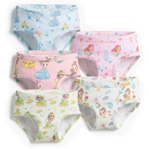 Monica + Andy Girls Organic 5-Pack Girl's Underwear