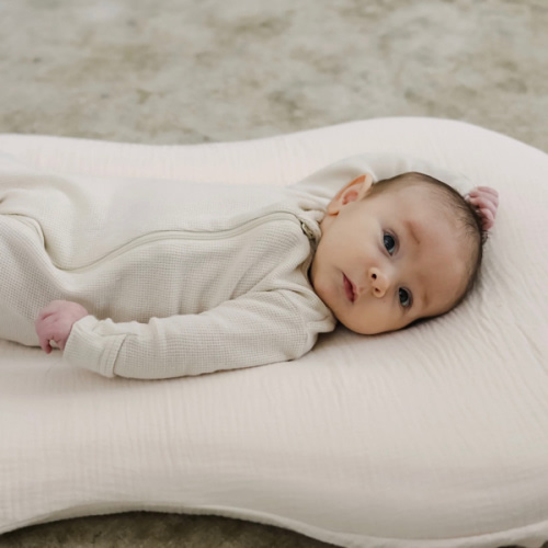 Lounger Curve + Muslin Cover Set | Natural